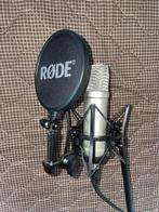 Rode NT1-A microfoon + standaard, Ophalen, Zo goed als nieuw, Studiomicrofoon