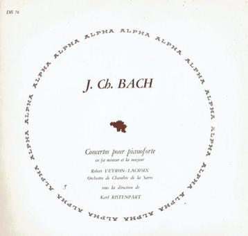 JCh Bach Robert Veyron-Lacroix Concertos Pour Pianoforte beschikbaar voor biedingen