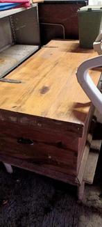 Houten Dekenkist, Huis en Inrichting, Ophalen, Gebruikt, Overige typen, Minder dan 100 cm