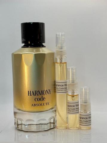 Fragrance World - Harmony Code Absolu beschikbaar voor biedingen