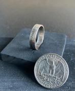 Handgemaakte muntring - Amerika 1968, Sieraden, Tassen en Uiterlijk, Overige materialen, Nieuw, Ophalen of Verzenden, 17 tot 18