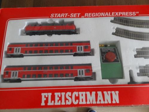 Fleischmann H0 Startset 6367 Regio Express, Hobby en Vrije tijd, Modeltreinen | H0, Zo goed als nieuw, Treinset, Gelijkstroom