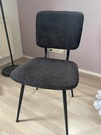 Zwarte Stoel met Zachte Bekleding, Huis en Inrichting, Stoelen, Ophalen, Zwart, Zo goed als nieuw, Metaal