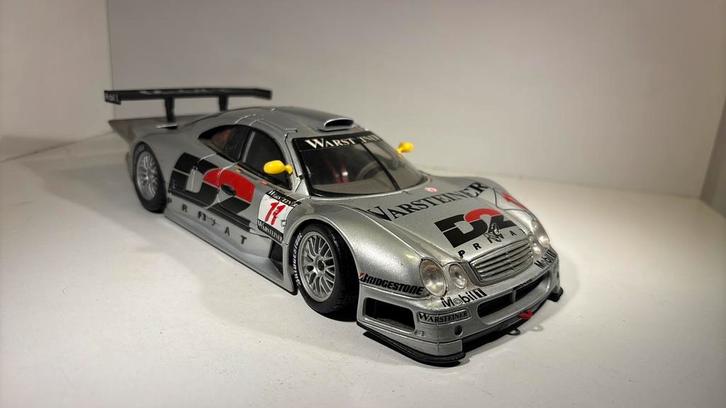 Mercedes clk gtr #11 maisto 1.18, Hobby en Vrije tijd, Modelauto's | 1:18, Zo goed als nieuw, Ophalen of Verzenden
