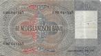 Netherlands 10 Gulden 1941-1943 Vf pn 56b, Postzegels en Munten, Bankbiljetten | Nederland, Ophalen of Verzenden, 10 gulden, Los biljet