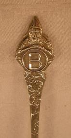 Oud Lepeltje - letterlepeltje - letter B met kabouter, Ophalen of Verzenden