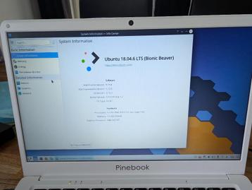Pinebook Pine64 laptop, Ubuntu geïnstalleerd beschikbaar voor biedingen