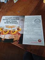 Advertentie Amstel bier 8 1982, Verzamelen, Biermerken, Ophalen of Verzenden, Zo goed als nieuw, Amstel