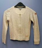 Retour parelmoer /goudkleurig gebreid vestje + rits 140 3723, Retour, Meisje, ., Trui of Vest
