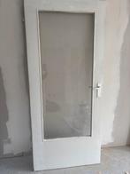 Glazen binnendeur 201.5 x 90 cm, Doe-het-zelf en Verbouw, Deuren en Horren, Ophalen, 80 tot 100 cm, Binnendeur, 200 tot 215 cm