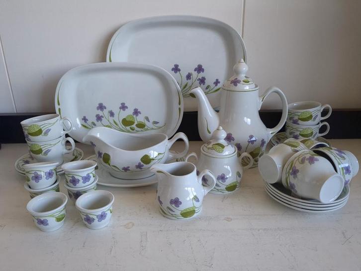 Figgjo Norway servies Fiol, Huis en Inrichting, Keuken | Servies, Gebruikt, Compleet servies, Overige stijlen, Porselein, Ophalen