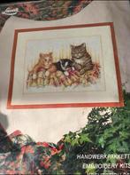 BORDUURPAKKET LANARTE DRIE LIEVE POESJES, Hobby en Vrije tijd, Borduren en Borduurmachines, Ophalen of Verzenden, Nieuw, Handborduren