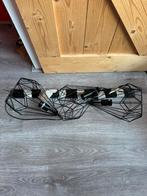 Hanglamp metaal zwart, Huis en Inrichting, Ophalen, Gebruikt, Metaal, Minder dan 50 cm