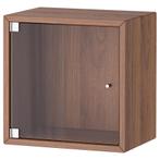 Eket Ikea walnoot (bruin) hangkast/wandkastje, Ophalen, Zo goed als nieuw, 25 tot 50 cm, Minder dan 100 cm