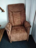 relax fauteuil. geruwd leer. cognac kleur, Ophalen, Gebruikt, Minder dan 75 cm, Leer