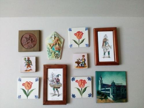 Wand/sier tegeltjes.Wanddecoratie.Brocante.Pr.p/st vanaf, Huis en Inrichting, Woonaccessoires | Wanddecoraties, Zo goed als nieuw