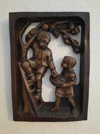 Wanddecoratie relief met jongen en meisje, Antiek en Kunst, Kunst | Schilderijen | Klassiek, Verzenden