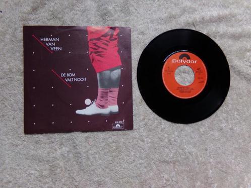 Herman van Veen - de bom valt nooit, Cd's en Dvd's, Vinyl Singles, Single, Nederlandstalig, 7 inch, Verzenden