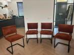 4 Eetkamerstoelen Leen Bakker, Ophalen, Gebruikt, Overige kleuren, Vier