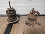 antieke wijnpers en koffiemolen, Ophalen of Verzenden