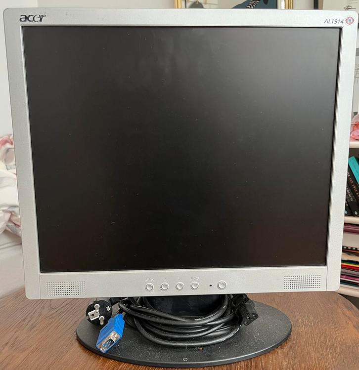 Acer AL1914 sm 19’ (!!) monitor, Computers en Software, Monitoren, Gebruikt, 61 t/m 100 Hz, VGA, Overige typen, Overige resoluties