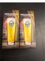 Heineken limited edition glas logo 1889, Ophalen of Verzenden, Nieuw, Glas of Glazen, Heineken