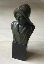 Sculptuur buste visserman gesign G.Carli sokkel van marmer, Antiek en Kunst, Verzenden