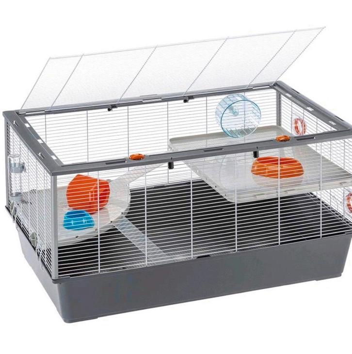Nieuw Ferplast Critici 100 Hamsterkooi / Knaagdierenkooi, Dieren en Toebehoren, Knaagdieren en Konijnen | Hokken en Kooien, Nieuw