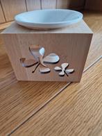 Oliebrander met waxinelichthouder Nieuw, Ophalen of Verzenden, Nieuw, Overige materialen, Minder dan 25 cm