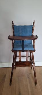 Mooi oud kinderstoeltje met jeans kussen, Kinderen en Baby's, Kinderkamer | Tafels en Stoelen, Ophalen, Stoel(en)