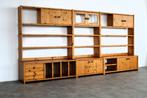 vintage wandmeubel | wandkasten | Zweeds | jaren 70, Huis en Inrichting, Kasten | Wandmeubels, Gebruikt, Glas, Ophalen of Verzenden