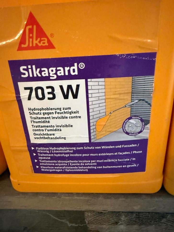 Sikagard 703 W - Gevelimpregnering, Doe-het-zelf en Verbouw, Isolatie en Afdichting, Nieuw, Muurisolatie, Overige materialen, Minder dan 4 cm