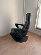 Luxe Fauteuil zoekt nieuwe billen, Huis en Inrichting, Fauteuils, Ophalen, Gebruikt, Leer, 50 tot 75 cm