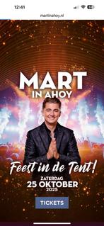 4 staanplaatsen voor Mart in Ahoy zaterdag 25 oktober, Tickets en Kaartjes, Concerten | Nederlandstalig, Drie personen of meer