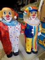 Twee clowns ongeveer 50 cm hoog, Ophalen of Verzenden, Zo goed als nieuw, Carnaval