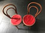 2 thonet kleine stoelen, Ophalen, Gebruikt, Bruin, Eén