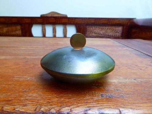 Art deco metalen deksel doosje, Antiek en Kunst, Antiek | Woonaccessoires, Ophalen of Verzenden