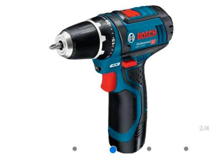 Bosch GSR 12V-15 Schroefboormachine, Doe-het-zelf en Verbouw, Gereedschap | Boormachines, Gebruikt, Boor- en Schroefmachine, Minder dan 400 watt