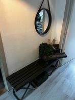 Vintage Leger Bankje, Ophalen, Gebruikt, Metaal