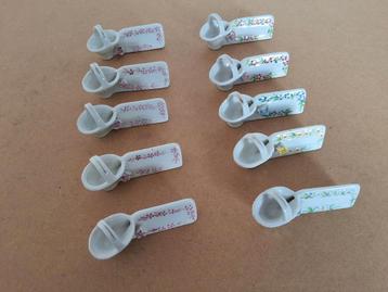 Vintage Franse Brocante Messe/Bestekleggers beschikbaar voor biedingen