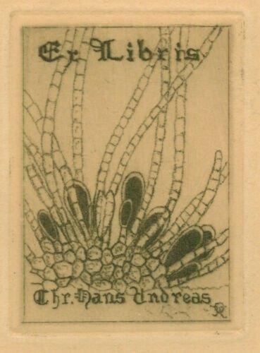 3241 Ex Libris Nederland : Joan Francois Obbes, 1934, Antiek en Kunst, Kunst | Etsen en Gravures, Verzenden