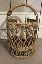 Prachtige rieten mand Dessert Riviera Maison rustic rattan, Ophalen of Verzenden, Zo goed als nieuw, Rond, Riet
