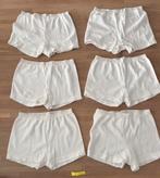 6 x Hema wit badstof onderbroekje short nieuw mt 152, Nacht- of Onderkleding, Nieuw, Hema, Verzenden