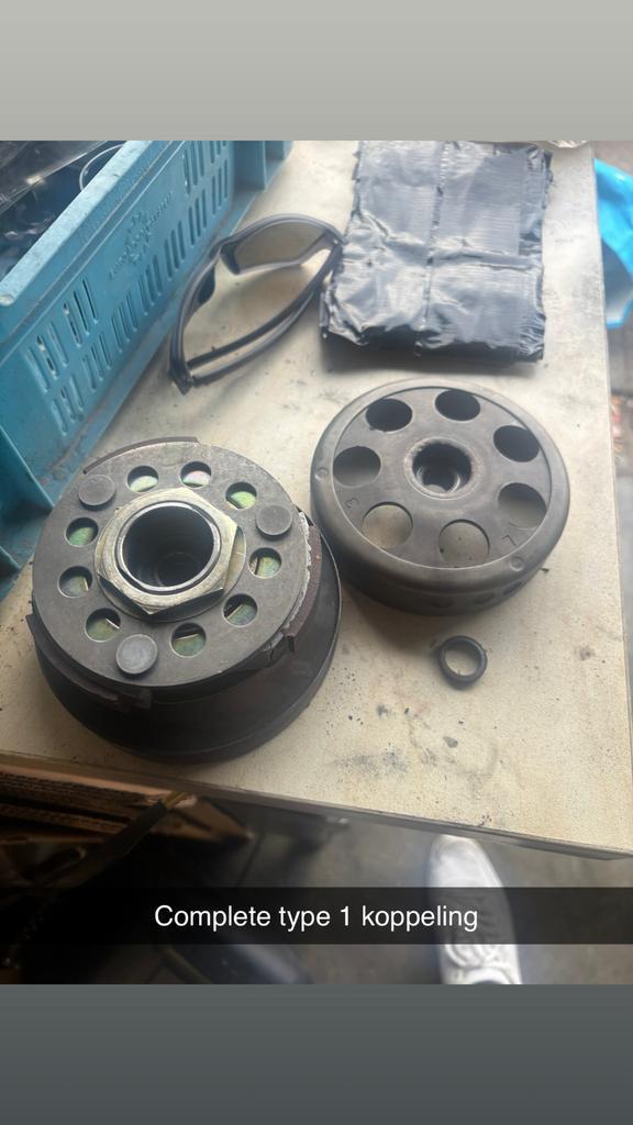 Zip puch type 1 koppeling compleet, Motoren, Tuning en Styling, Ophalen of Verzenden