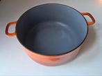 Gietijzeren vintage oranje braadpan 30cm zonder deksel, Huis en Inrichting, Keuken | Potten en Pannen, Ophalen, Gietijzer, Koekenpan of Braadpan