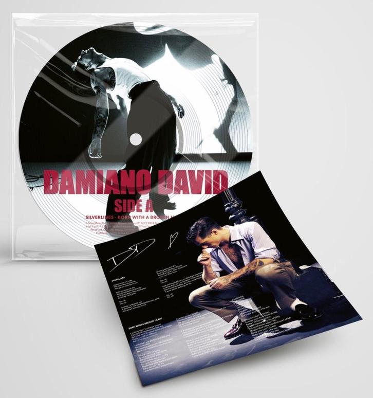 Vinyl Single Damiano David Silverlines SIGNED Maneskin NIEUW, Cd's en Dvd's, Vinyl Singles, Nieuw in verpakking, Single, Pop, 7 inch