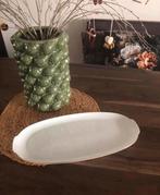 💝 Vintage THOMAS MEDAILLON cakeschaal wit goud, Huis en Inrichting, Ophalen of Verzenden, Effen, Porselein, Schaal of Schalen