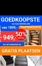 Traprenovatie uitverkoop, Ophalen, Zo goed als nieuw