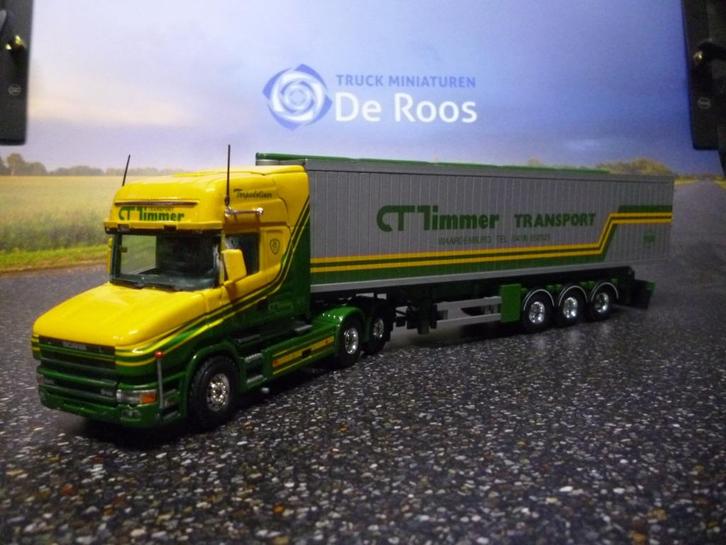 Tekno Scania Torpedo C.J. Timmer, Hobby en Vrije tijd, Modelauto's | 1:50, Zo goed als nieuw, Bus of Vrachtwagen, Tekno, Ophalen of Verzenden