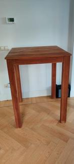 Teak houten tafeltje/bar, Ophalen of Verzenden